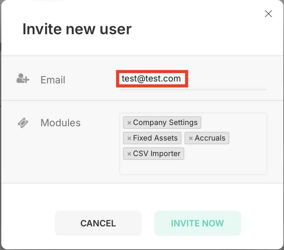 Open user management in accrio
