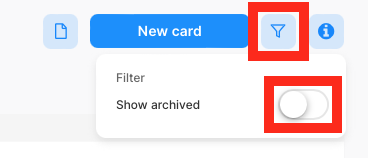 Show archived files