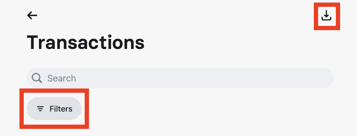 Revolut Transactions Filter