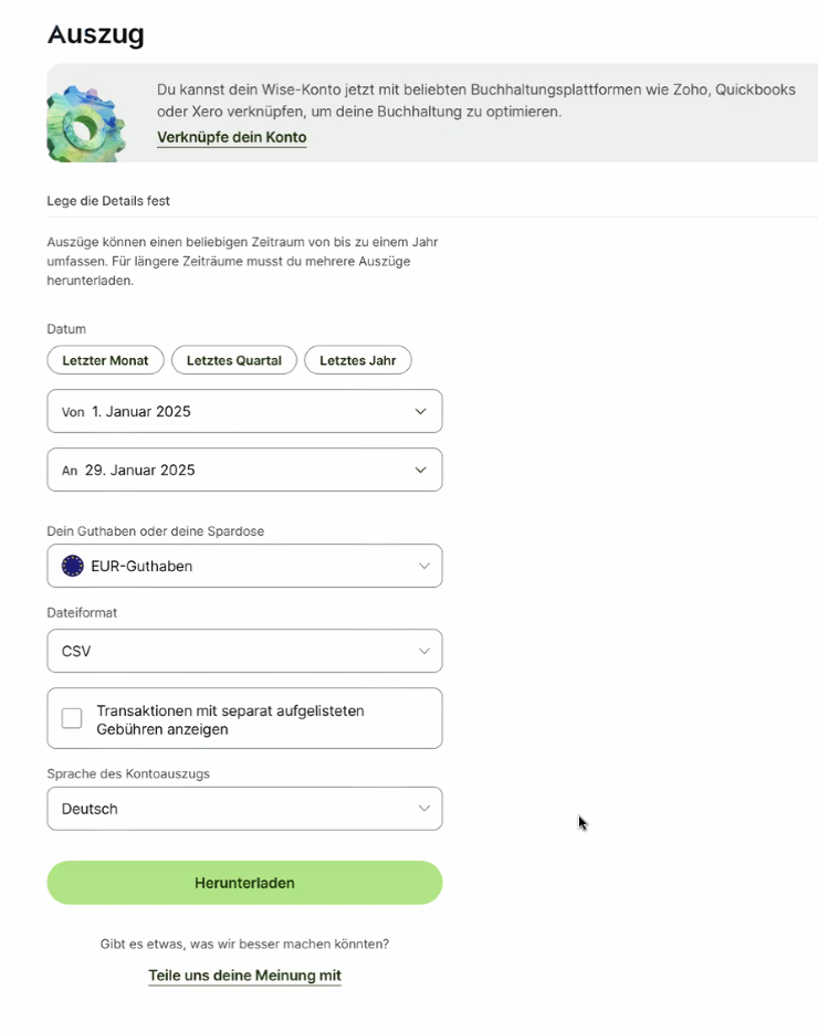 Revolut Transactions Filter